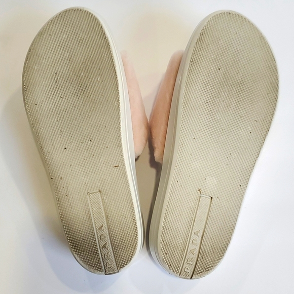 Prada Fuzzy Slides - Picture 4 of 6